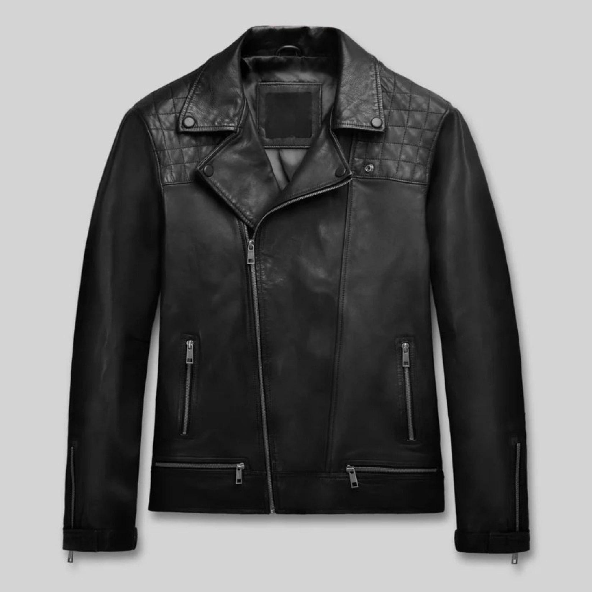 Ironwood Black Biker Leather Jacket