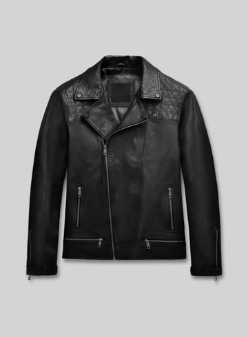 Ironwood Black Biker Leather Jacket