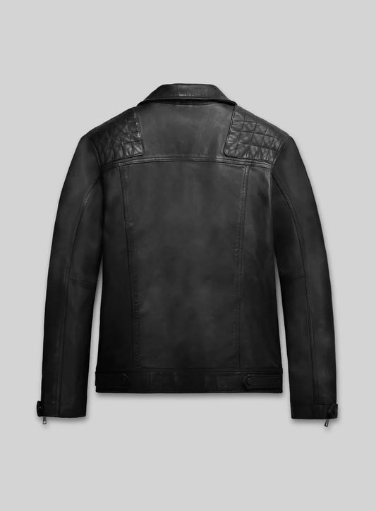 Ironwood Black Biker Leather Jacket